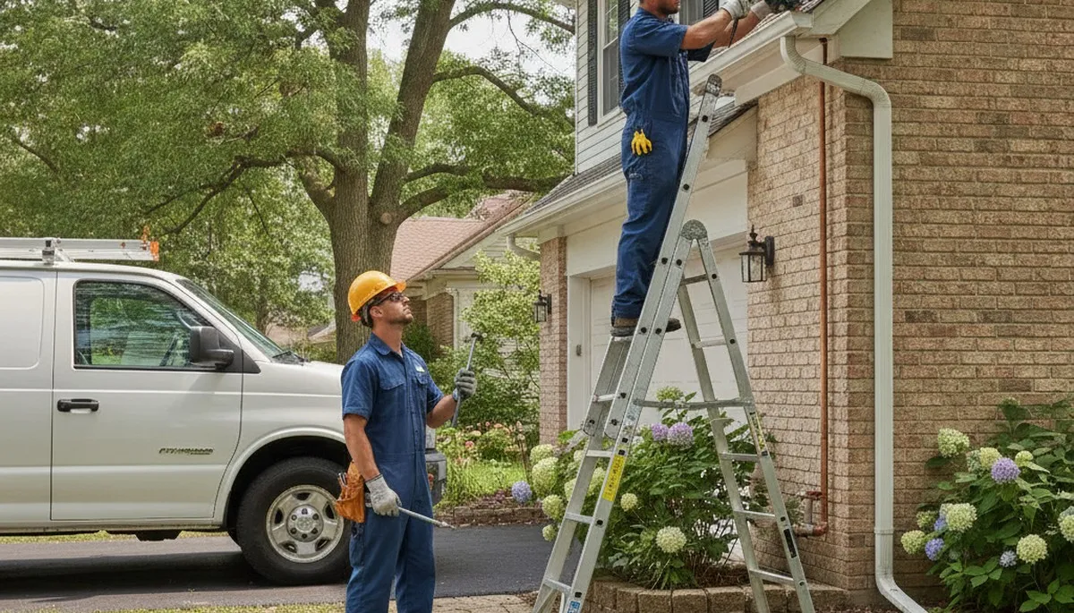 Plumber repairing a sink in Naperville, IL, for professional plumbing repair services