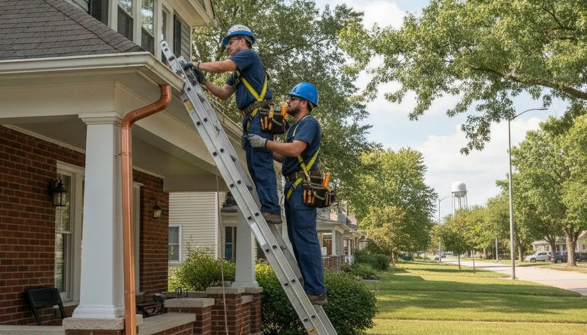Plumber providing repair service in Naperville, IL for a local plumbing business