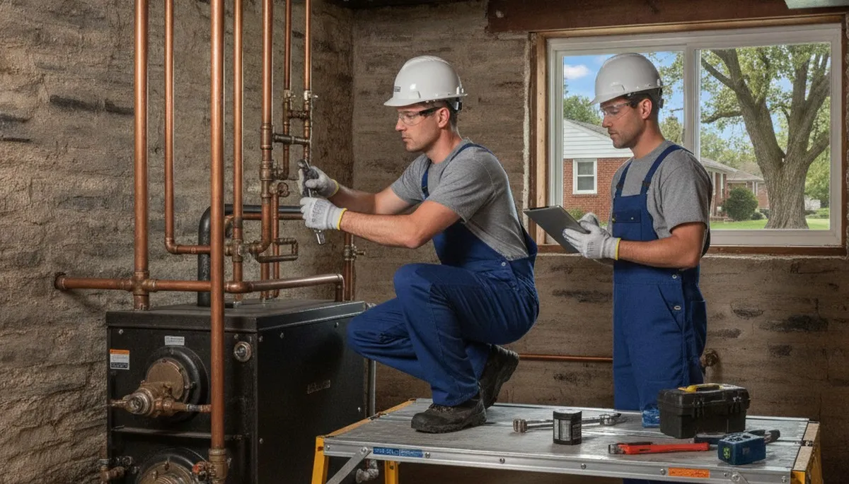 Naperville, IL plumbing repair technician providing residential plumbing service