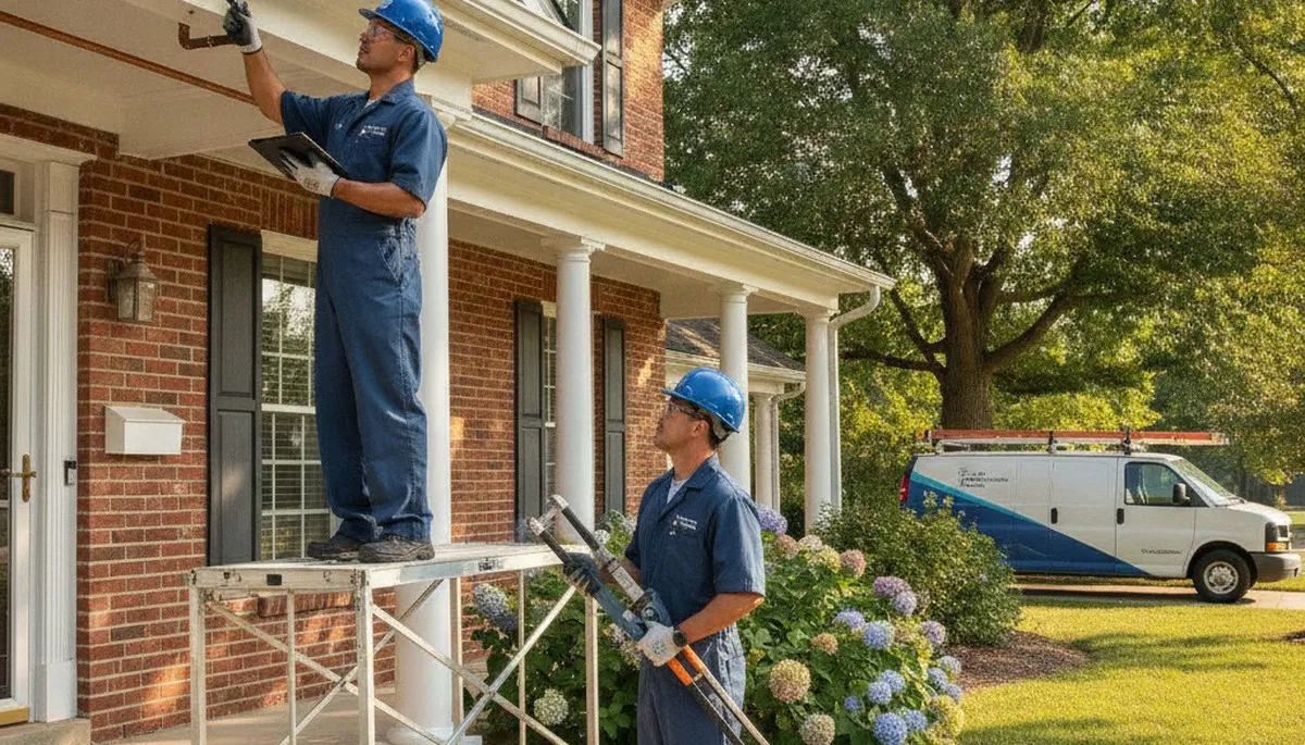Plumber repairing a leak in Naperville, IL for plumbing repair service