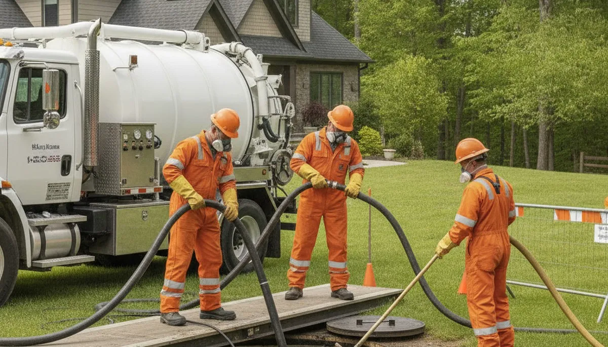 Septic tank cleaning service for Naperville, IL homes by On Call Plumbers